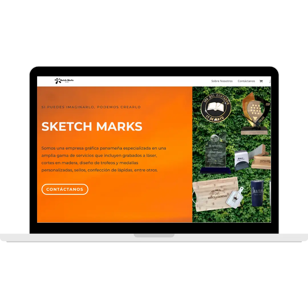 Página Web - Sketch Marks